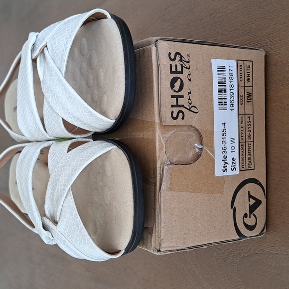 Comfortview The Pearl Sandal - Color: White - Size: 10 W - Picture 2 of 9